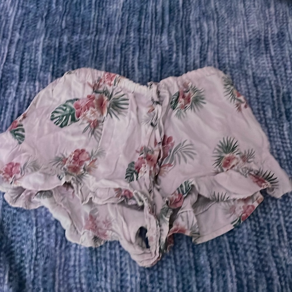 Salty lemon short Hawaii print